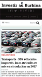 Mobile Screenshot of investirauburkina.net